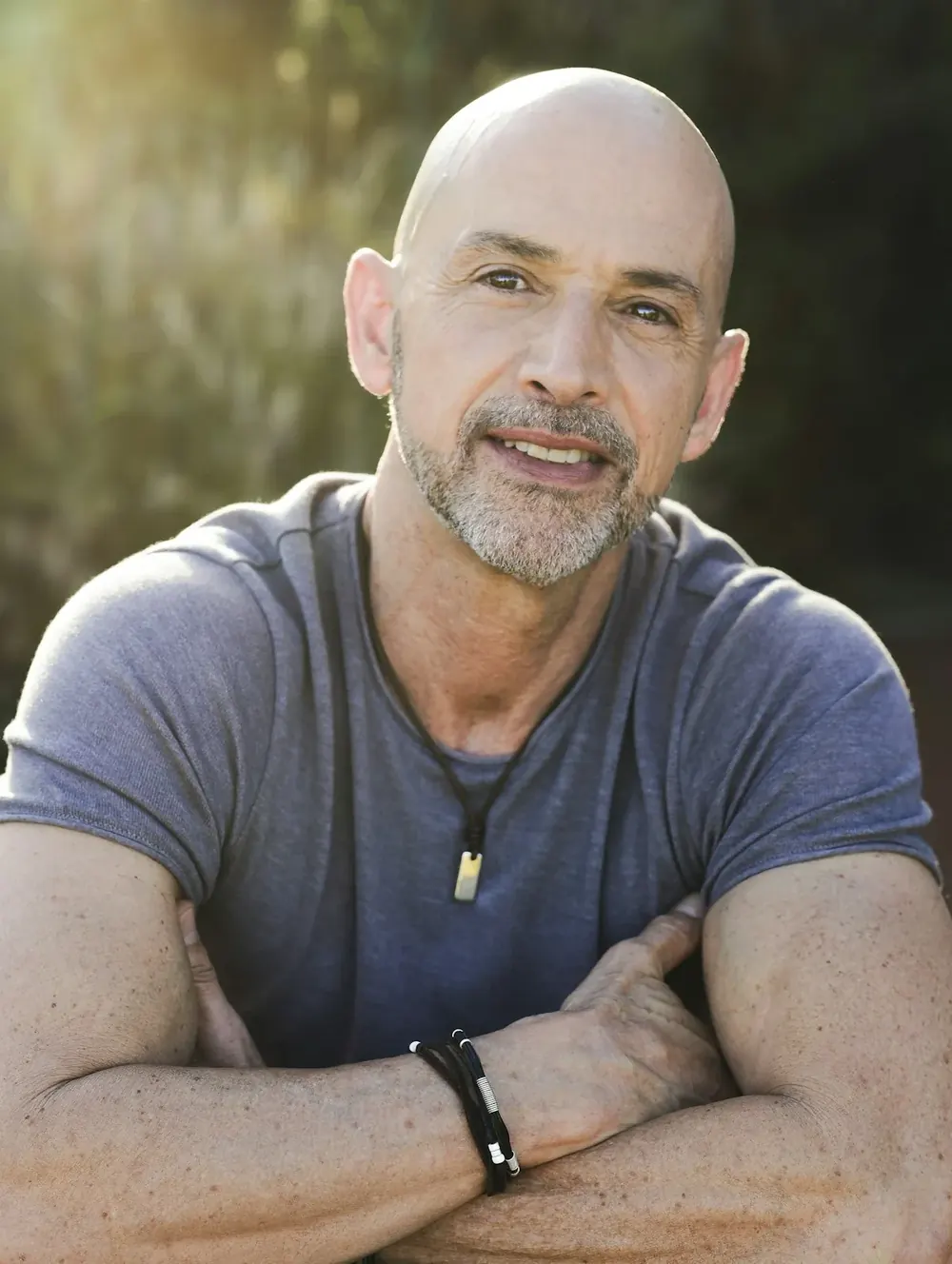 Healthy, confident man in his 50s